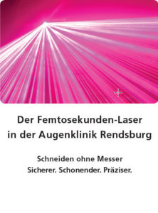 Augenklinik Rendsburg Flyer Femtosekunden-Laser